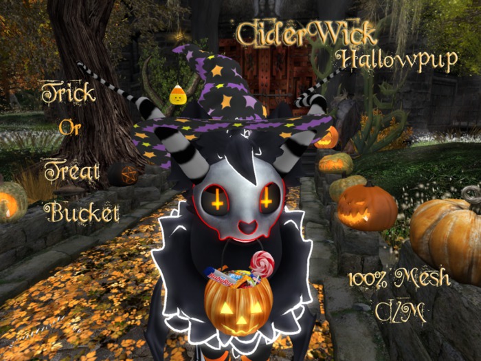 CiderWick Hallowpup Trick or Treat Bucket Box