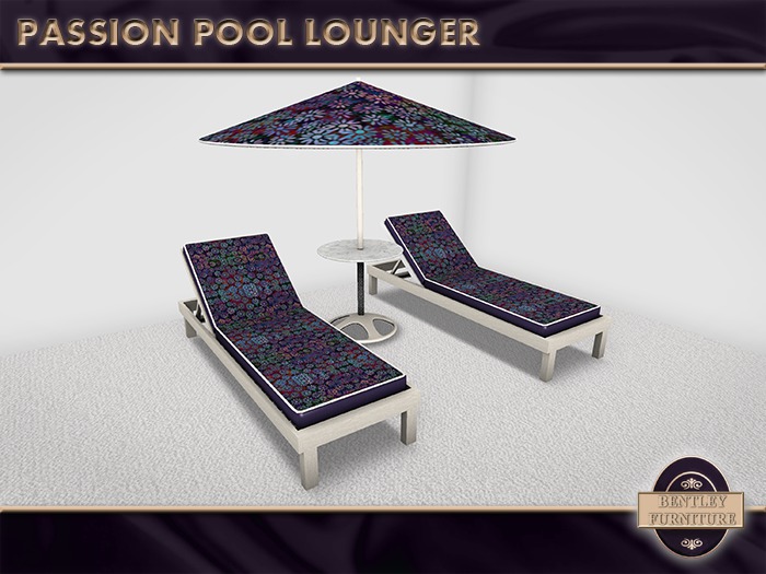 Passion Pool Lounger White - PG Version - BOXED