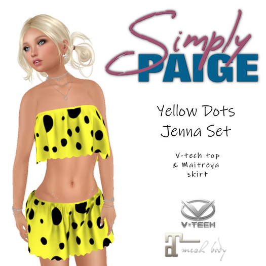 SP - Jenna Outfit - Yellow Dots
