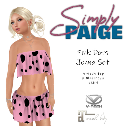 SP - Jenna Outfit - Pink Dots