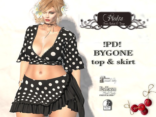 !PD! BYGONE TOP&SKIRT