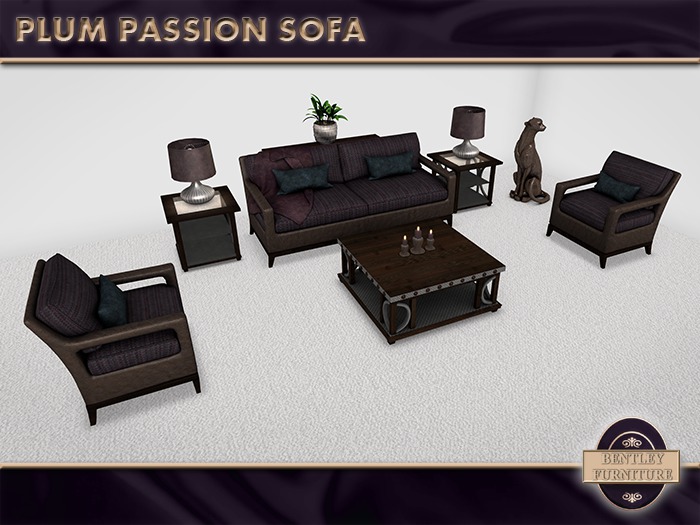 Plum Passion Sofa - PG Version - BOXED