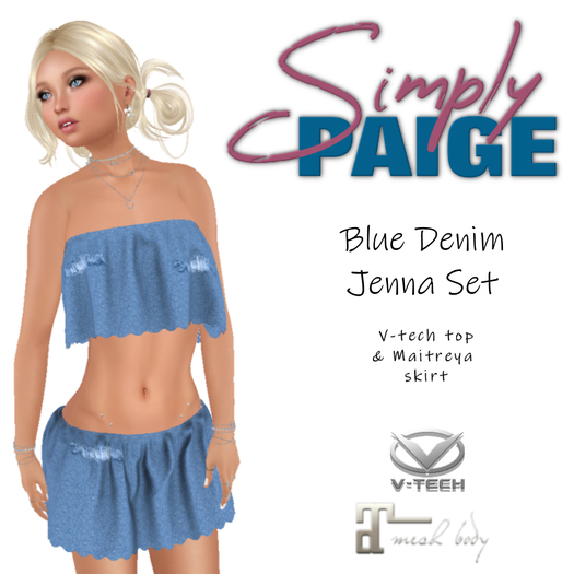 SP - Jenna Outfit - Blue Denim
