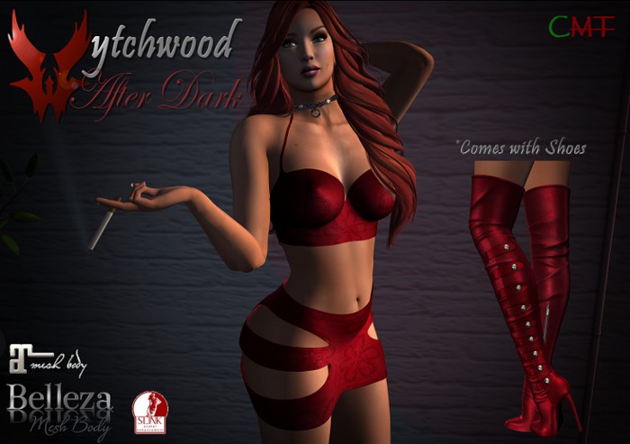 W-AD Tight Mini Red Floral Boxed