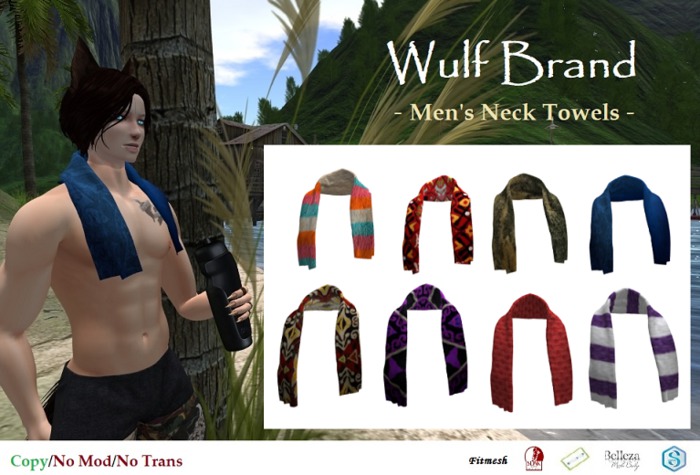 WB Men's Neck Towels - Fatpack