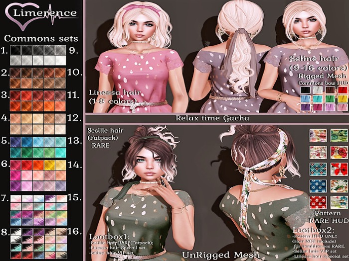 #13 {Limerence} Seline hair-Colour1
