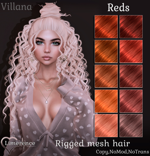 {Limerence} Villana hair-Reds