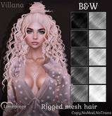 {Limerence} Villana hair-B&W