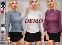 .:S&B:. Knitted Shirt with Skirt Jana *6 Colours* Demo
