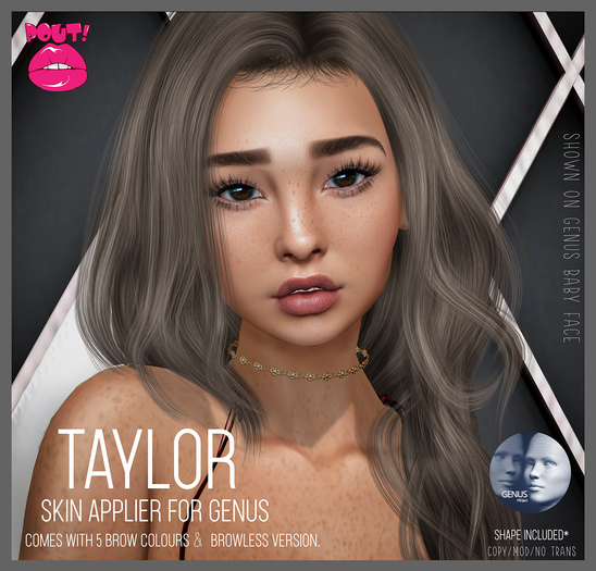 [POUT!] Taylor Skin [ ROSEY] - Genus 