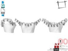  Dae Obj FBX For Women's Ruffled Off Shoulder Mini Cropped Top Slink, Maitreya, Ocacin, Belleza