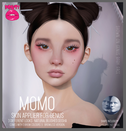 [POUT!] Momo Skin [ HONEY ] - Genus