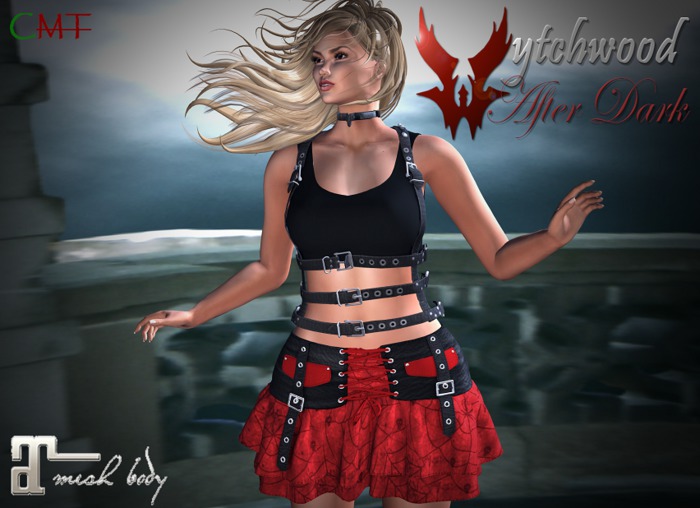 W-AD Punk Spiderweb Red Boxed