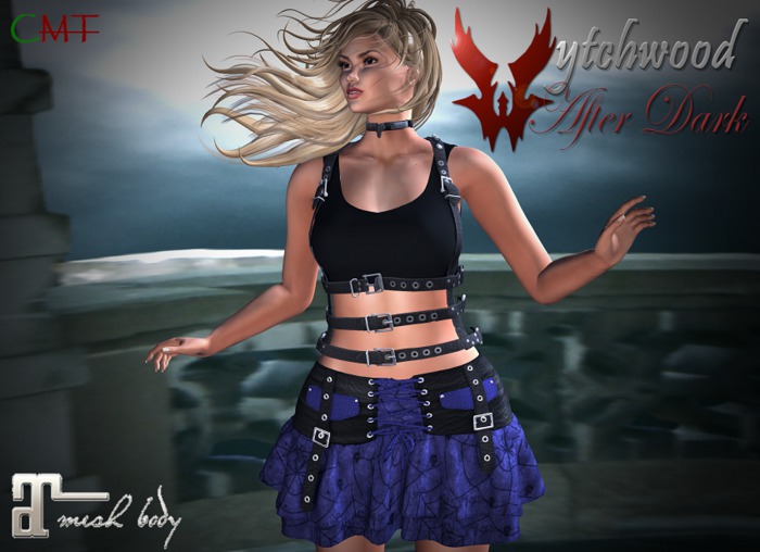 W-AD Punk Spiderweb Blue Boxed