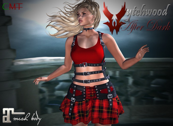W-AD Punk Plaid Red Boxed