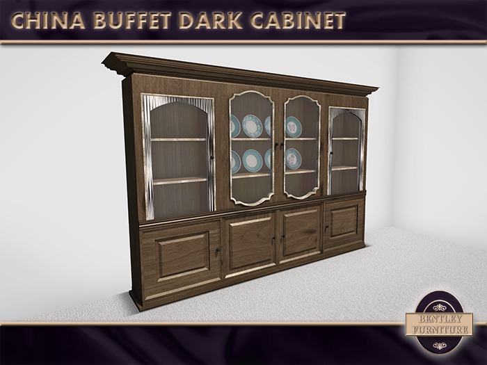 China Buffet Dark Cabinet - BOXED