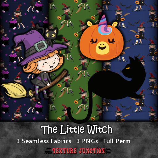 ~TJ~ The Little Witch Texture Set - Halloween