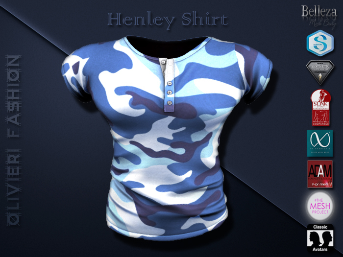 HENLEY SHIRT - MILITARY - 08