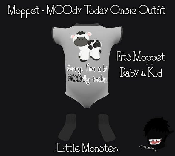 Moppet - MOOdy Today Onsie Outfit - Boxed