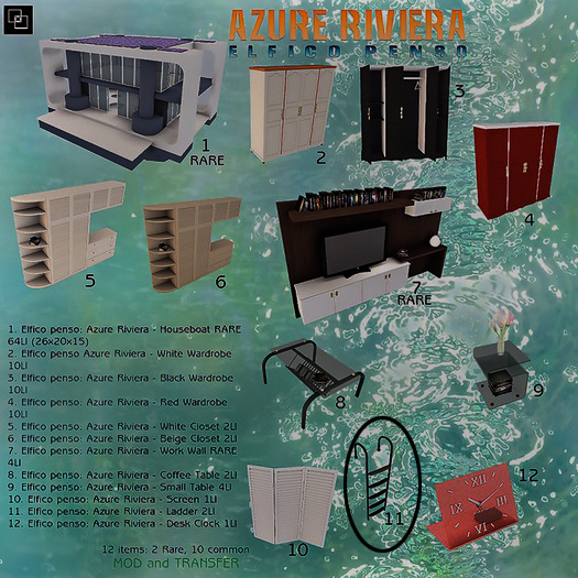 11. Elfico penso: Azure Riviera - Ladder BOX