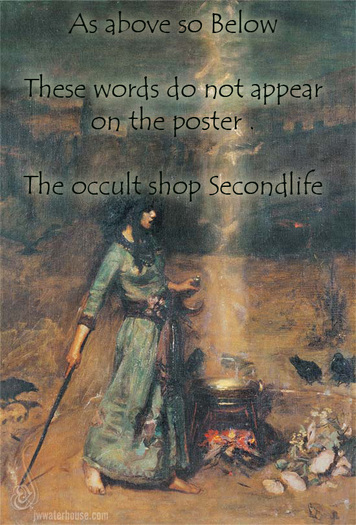 Waterhouse: the magic circle Poster