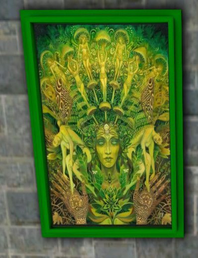 forest goddes  framed poster