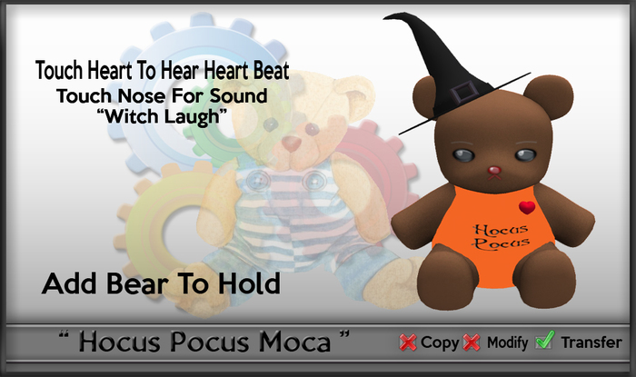 CAB Hocus Pocus Teddy Moca
