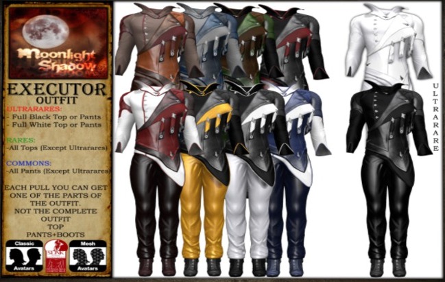 "Moon_Sha" Executor Outfit - Pants - Blue/White