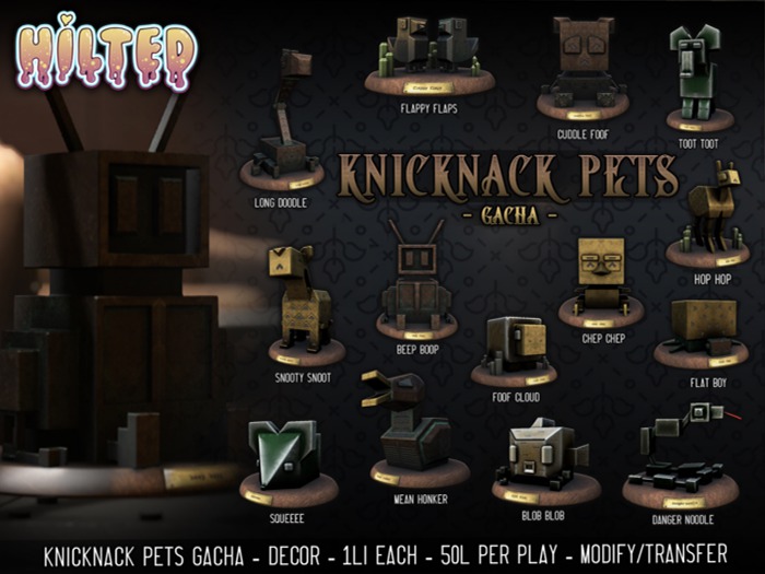 HILTED - Knicknack Pets - Flat Boy