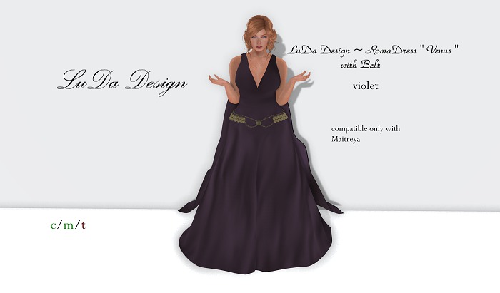 LuDa Design ~ RomaDress '' Venus '' violet (Maitreya )