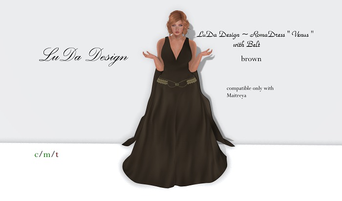 LuDa Design ~ RomaDress '' Venus '' brown (Maitreya )
