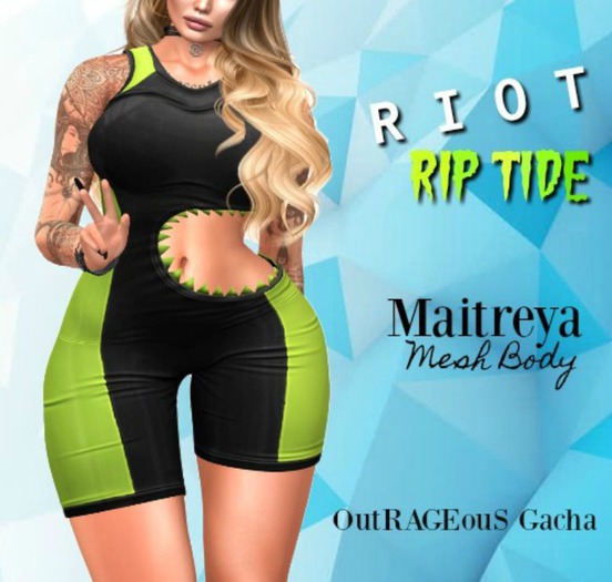RIOT / Rip Tide - Wetsuit - Maitreya - Lime