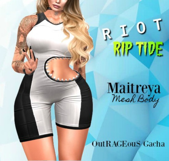 RIOT / Rip Tide - Wetsuit - Maitreya - White