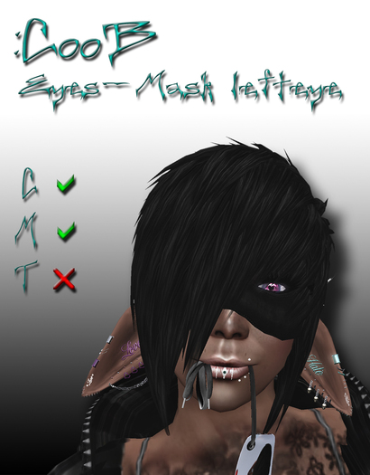 CooB - Eye Mask [left eye] Augenmaske