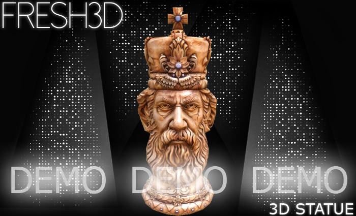 Fresh3D King STATUE-DEMO