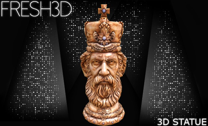 Fresh3D King STATUE