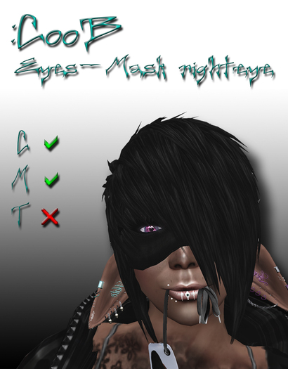 :CooB - Eye Mask [right eye] Augenmaske