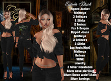 !CGF-*Calida Black* Complete Jeans Outfit