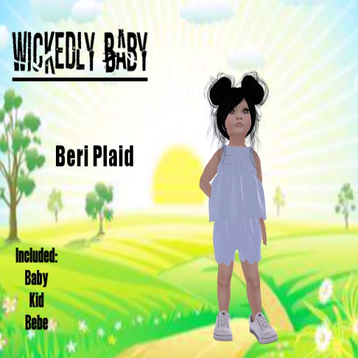 *WT Baby Beri Plaid Set