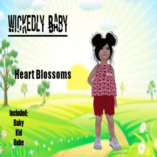 *WT* Heart Blossoms Set