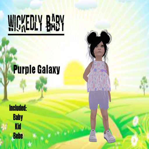 *WT*Purple Galaxy Set