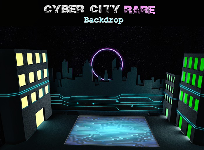 Backdrop Cyber City - Ink Me 