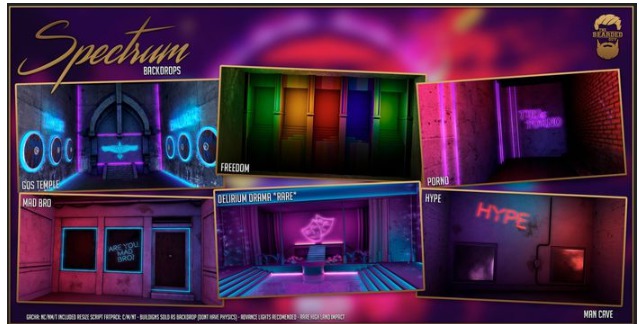 [Box] Hype - Spectrum Backdrops - The Bearded Guy