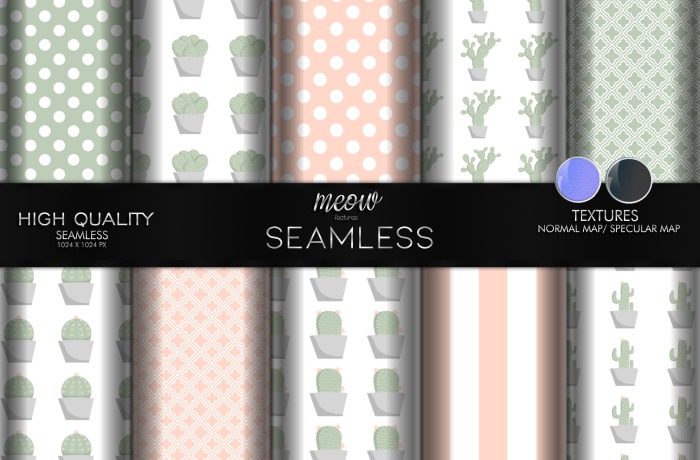 MEOW - PACK CACTUS SEAMLESS 17 [ADD ME]