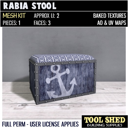 Tool Shed - Rabia Stool Mesh Kit