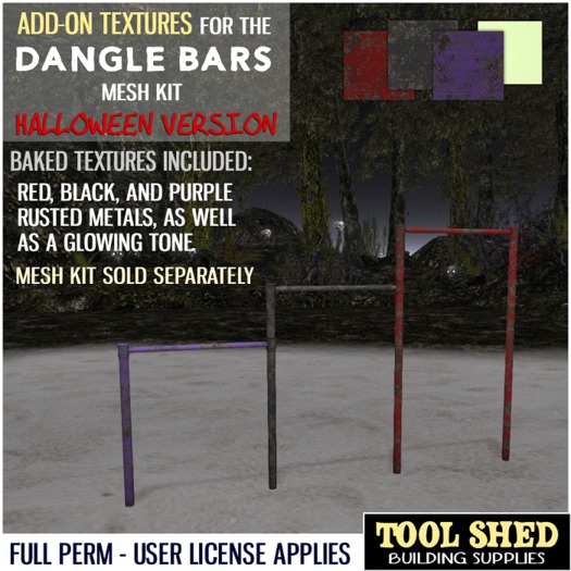 Tool Shed - Dangle Bars Add-On - Halloween