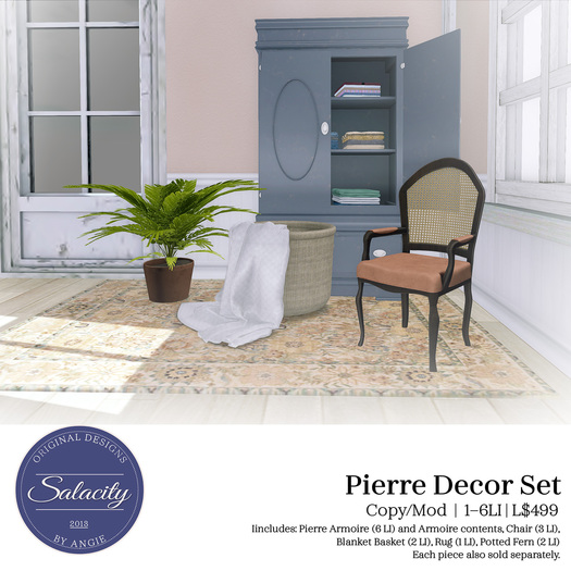Salacity - Pierre Decor Set