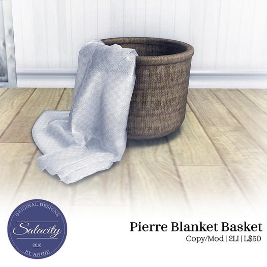 Salacity - Pierre Blanket Basket