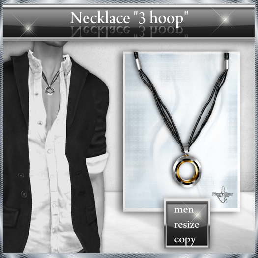 !! NE! Necklace "3-Hoop"