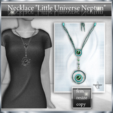 !! NE! Necklace "Little Universe-Neptun" 